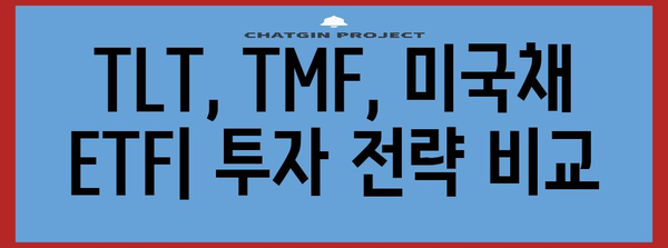 ETF 비교 가이드 | TLT, TMF, 미국채, 엔화 노출