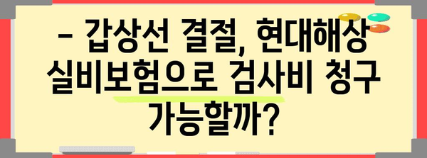 현대해상 실비보험 활용 | 갑상선 결절 초음파 검사비 청구