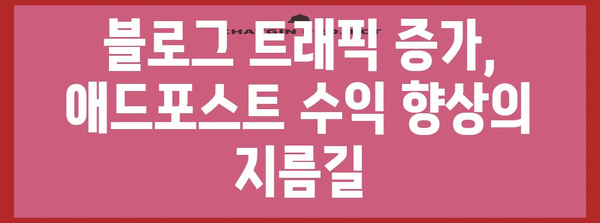 애드포스트 수익 달성 전략 | 월 백만 원 돌파로 가는 길