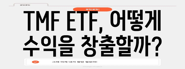 TMF ETF 상승 비밀 | 금리 하락과 투자 전략