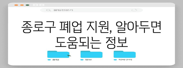 종로구 폐업 처리와 폐기물 대처 안내서