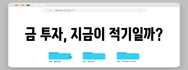 금값 상승 이유와 전망 | 투자 전략 & 시장 분석 필수 지식