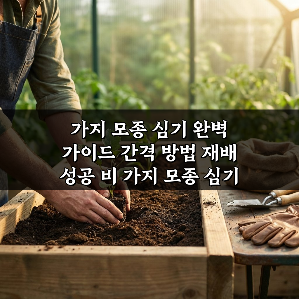 가지 모종 심기 완벽 가이드: 간격 방법으로 재배 성공 비율 높이기